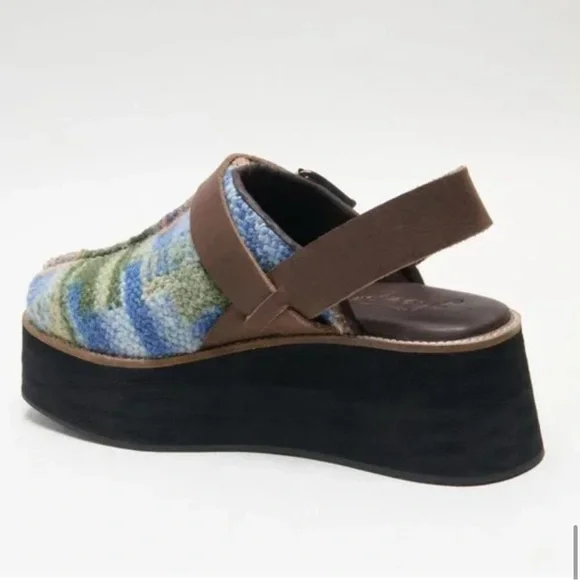 New ‼️ FREE PEOPLE Astrid Platform Mules. Size 8 - Picture 7 of 11